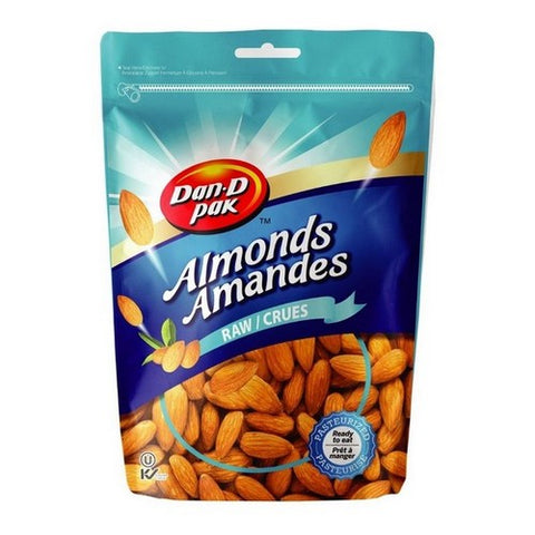 Dan D Pak, Almonds Raw, 100 Grams (Case Of 12)