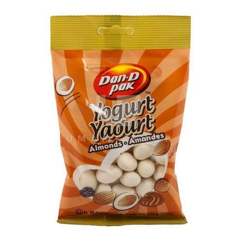 Dan D Pak, Yogurt Chocolate Almonds, 170 Grams (Case Of 12)