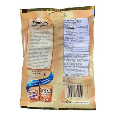 Werther's Original, Chewy Caramel Candies, 128 Grams (Case Of 12)