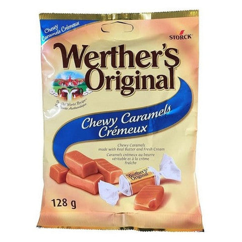 Werther's Original, Chewy Caramel Candies, 128 Grams (Case Of 12)