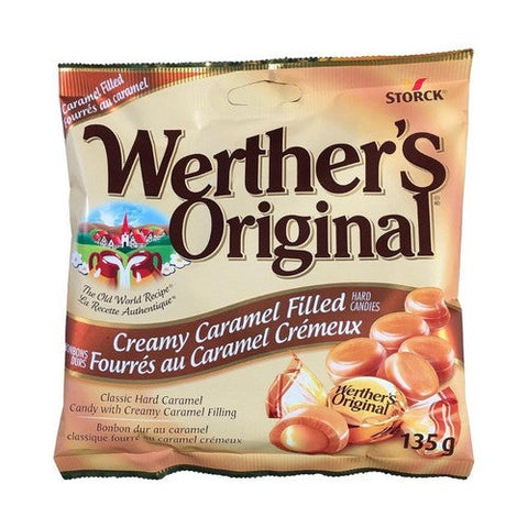 Werther's Original, Creamy Caramel Filled Hard Candies, 135 Grams (Case Of 12)