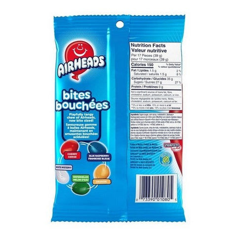 Air Heads, Candy Bites Fruit Flavoured, 170 Grams (Case Of 10)