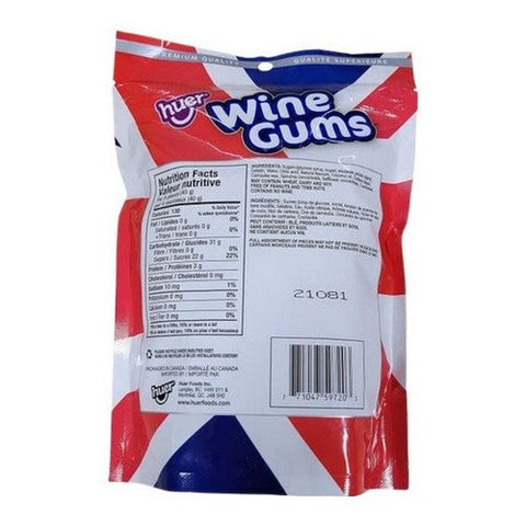 Huer, Wine Gums, 350 Grams (Case Of 8)