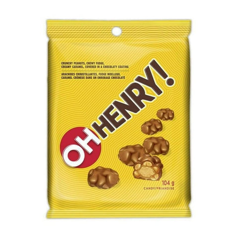Oh Henry!, Candy Mini Bars, 104 Grams (Case Of 8)