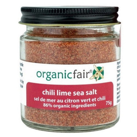 Organic Fair, Sea Salt Chili Lime Organic, 75 Grams (Case Of 6)