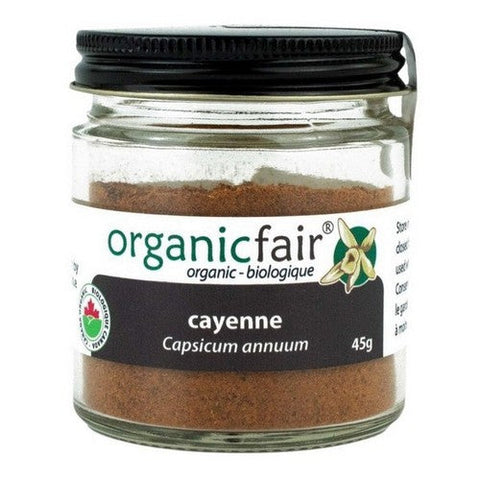 Organic Fair, Cayenne Powder Organic, 45 Grams (Case Of 6)