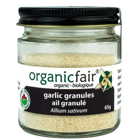 Organic Fair, Garlic Granulated Organic, 65 Grams (Case Of 6)