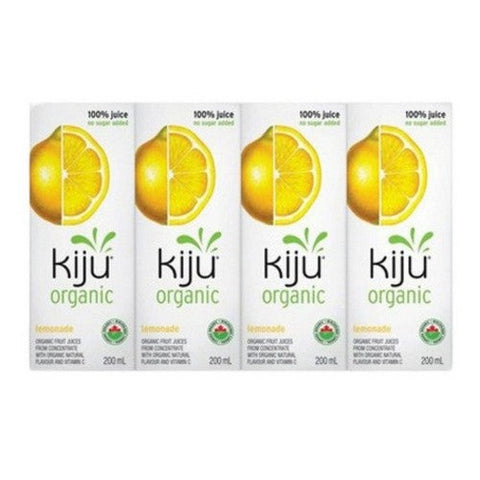 Kiju Organic, Organic Lemonade, 4 X 200 Ml (Case Of 8)