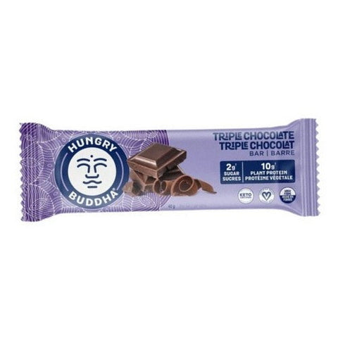 Hungry Buddha, Keto Bar Triple Chocolate, 40 Grams (Case Of 12)