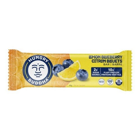 Hungry Buddha, Keto Bar Lemon Blueberry, 40 Grams (Case Of 12)