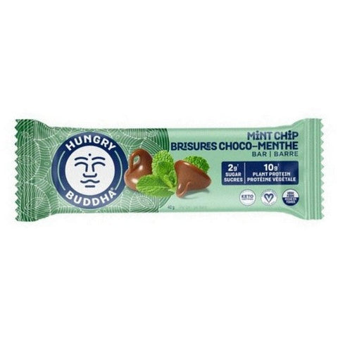 Hungry Buddha, Keto Bar Mint Chip, 40 Grams (Case Of 12)