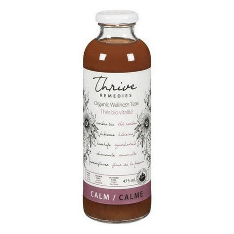 Thrive Remedies, Organic Wellness Tea Calm, 475 Ml (Case Of 12)