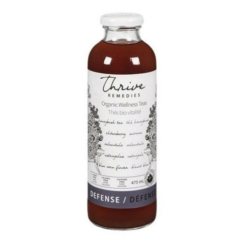 Thrive Remedies, Organic Wellness Tea Defense, 475 Ml (Case Of 12)