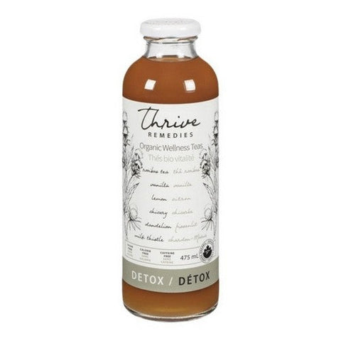 Thrive Remedies, Organic Wellness Tea Detox, 475 Ml (Case Of 12)