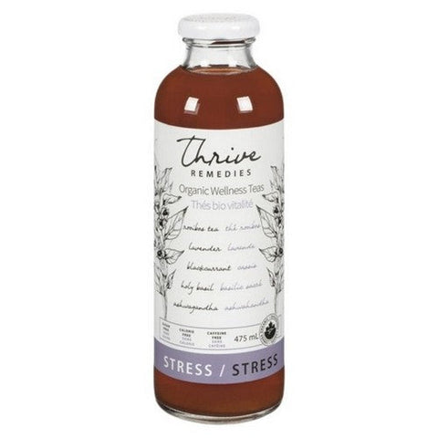 Thrive Remedies, Organic Wellness Tea Stress, 475 Ml (Case Of 12)
