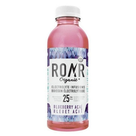 Roar Organic, Organic Electrolyte Infusions Blueberry Açaí, 532 Ml (Case Of 12)