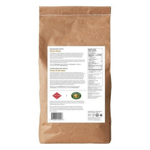 Anitas Organic, Organic Whole Wheat Flour Stone Ground, 5 Kgs (Case Of 4)