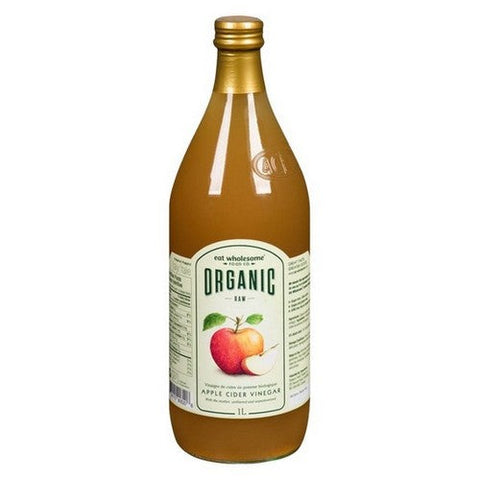 Eat Wholesome, Organic Apple Cider Vinegar Raw, 1 Litre (Case Of 12)