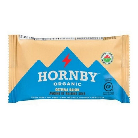 Hornby Organic, Organic Energy Bar Oatmeal Raisin, 80 Grams (Case Of 12)