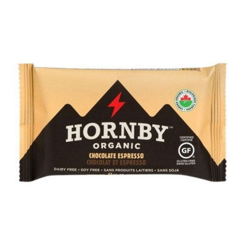 Hornby Organic, Organic Energy Bar Chocolate Espresso, 80 Grams (Case Of 12)