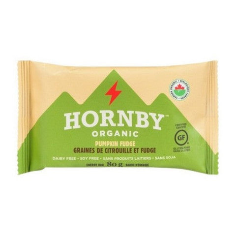 Hornby Organic, Organic Energy Bar Pumpkin Fudge, 80 Grams (Case Of 12)