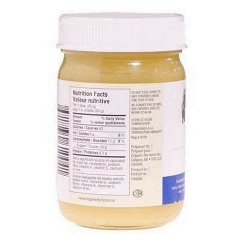 Wild Country, Pure Raw Honey Canada #1 White, 500 Grams (Case Of 12)