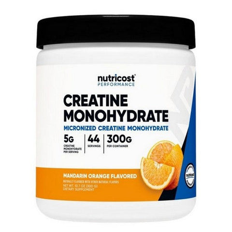 Nutricost, Creatine Monohydrate Powder Mandarin Orange, 300 Grams
