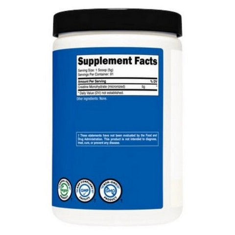 Nutricost, Creatine Monohydrate Powder Unflavored, 1 Lb