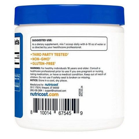 Nutricost, Acetyl L-Carnitine Powder, 100 Grams