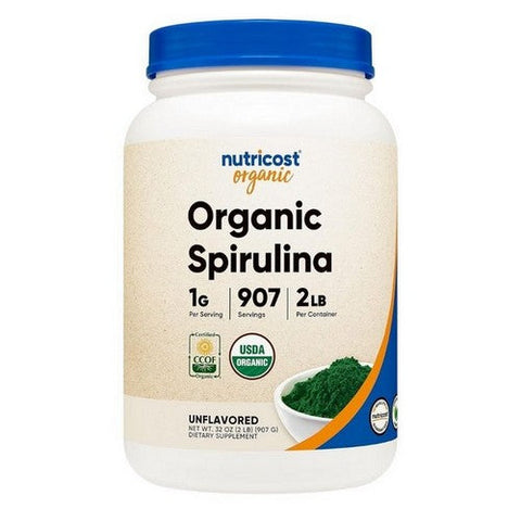 Nutricost, Organic Spirulina Powder, 2 Lbs