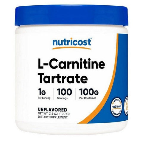 Nutricost, L-Carnitine Tartrate Powder, 100 Grams