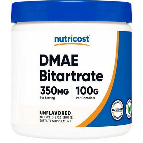 Nutricost, DMAE Bitartrate Powder, 100 Grams