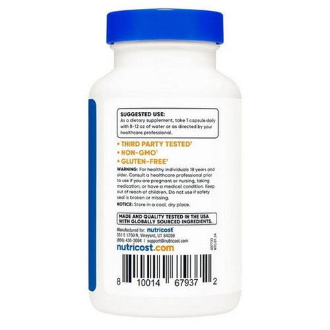 Nutricost, L-Theanine Capsules, 200 Mg, 120 Count