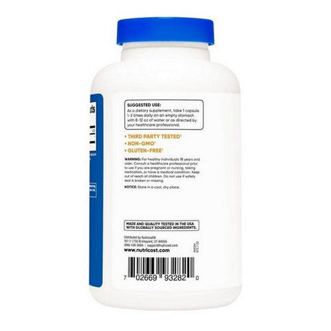 Nutricost, L-Glutamine Capsules, 800 Mg, 180 Count