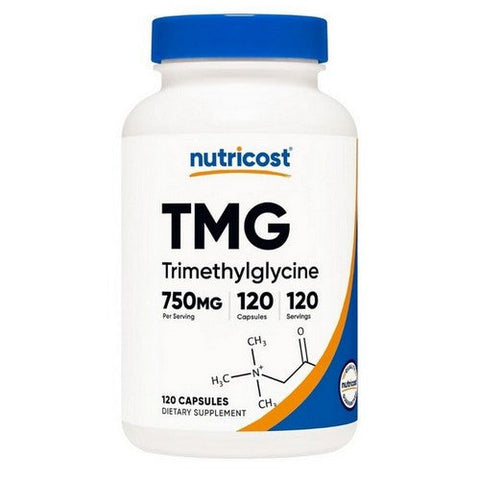 Nutricost, TMG Capsules, 750 Mg, 120 Count