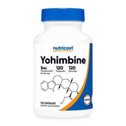 Nutricost, Yohimbine HCL Capsules, 5 Mg, 120 Count