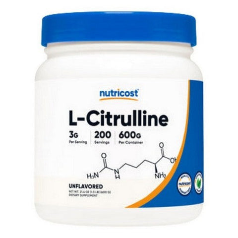 Nutricost, L-Citrulline Base Powder, 600 Grams