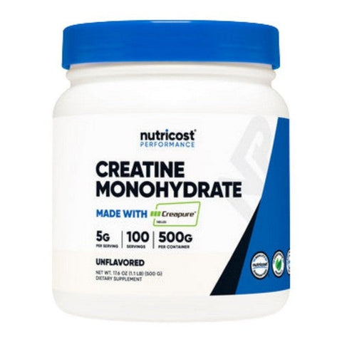 Nutricost, Creapure Creatine Monohydrate Powder, 500 Grams