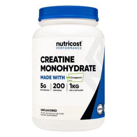 Nutricost, Creapure Creatine Monohydrate Powder, 1 Kg