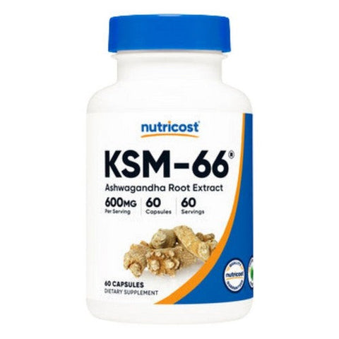 Nutricost, KSM-66 Capsules, 600 Mg, 60 Count