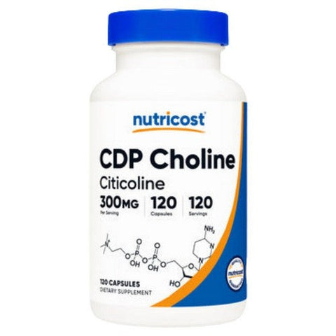 Nutricost, CDP Choline Capsules, 300 Mg, 120 Count