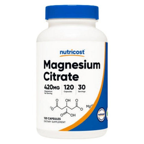 Nutricost, Magnesium Citrate Capsules, 420 Mg, 120 Count