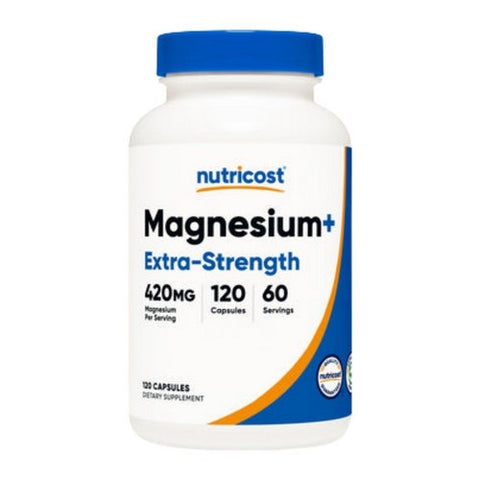 Nutricost, Magnesium+ Extra Strength Capsules, 420 Mg, 120 Count
