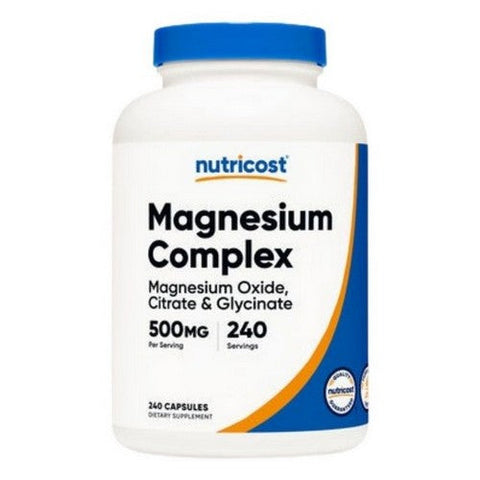 Nutricost, Magnesium Complex Capsules, 500 Mg, 240 Count