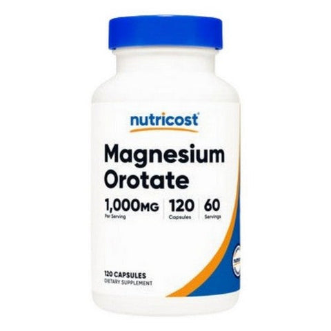 Nutricost, Magnesium Orotate Capsules, 1000 Mg, 120 Count