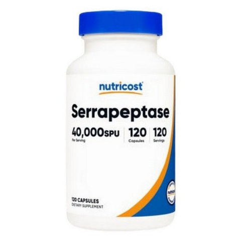 Nutricost, Serrapeptase Capsules 40,000 SPU, 20 Mg, 120 Count