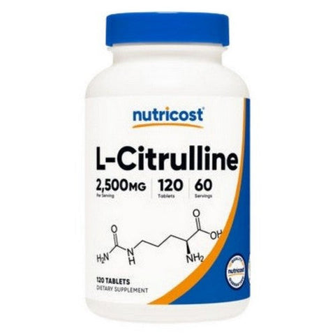 Nutricost, L-Citrulline Tablets, 2500 Mg, 120 Count