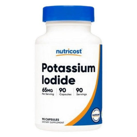 Nutricost, Potassium Iodide Capsules, 65 Mg, 90 Count