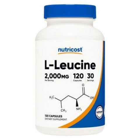 Nutricost, L-Leucine Capsules, 2000 Mg, 120 Count