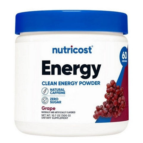 Nutricost, Energy Complex Powder Grape, 60 Servings